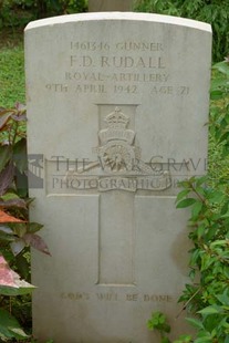 TRINCOMALEE WAR CEMETERY - RUDALL, FRANK DAWSON